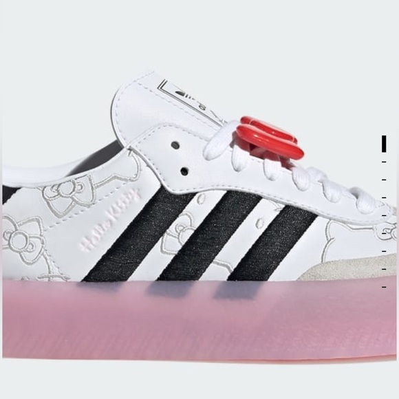 Adidas Sambae Hello Kitty shoes size 7W new in box - Picture 3 of 10